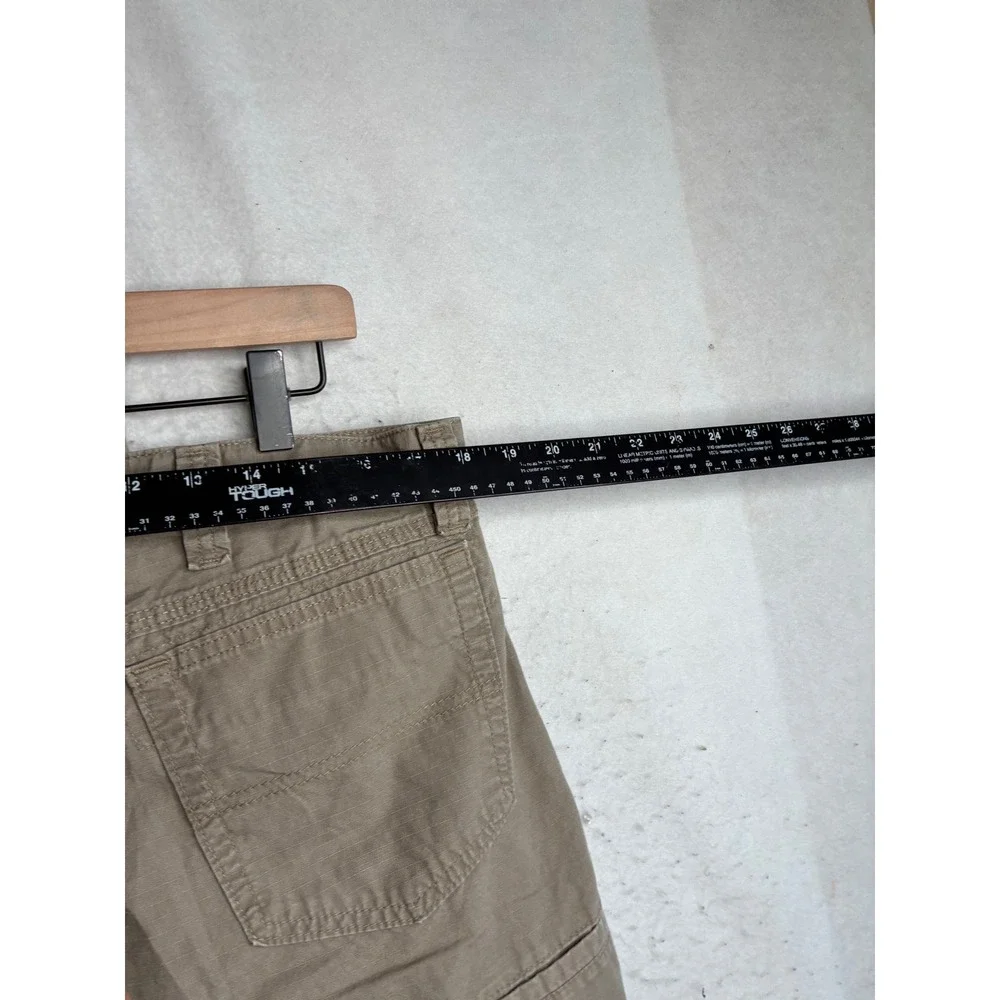 Wrangler Riggs Workwear Mens Khaki Tan Cotton Utility Pants 3W045DK 36x34